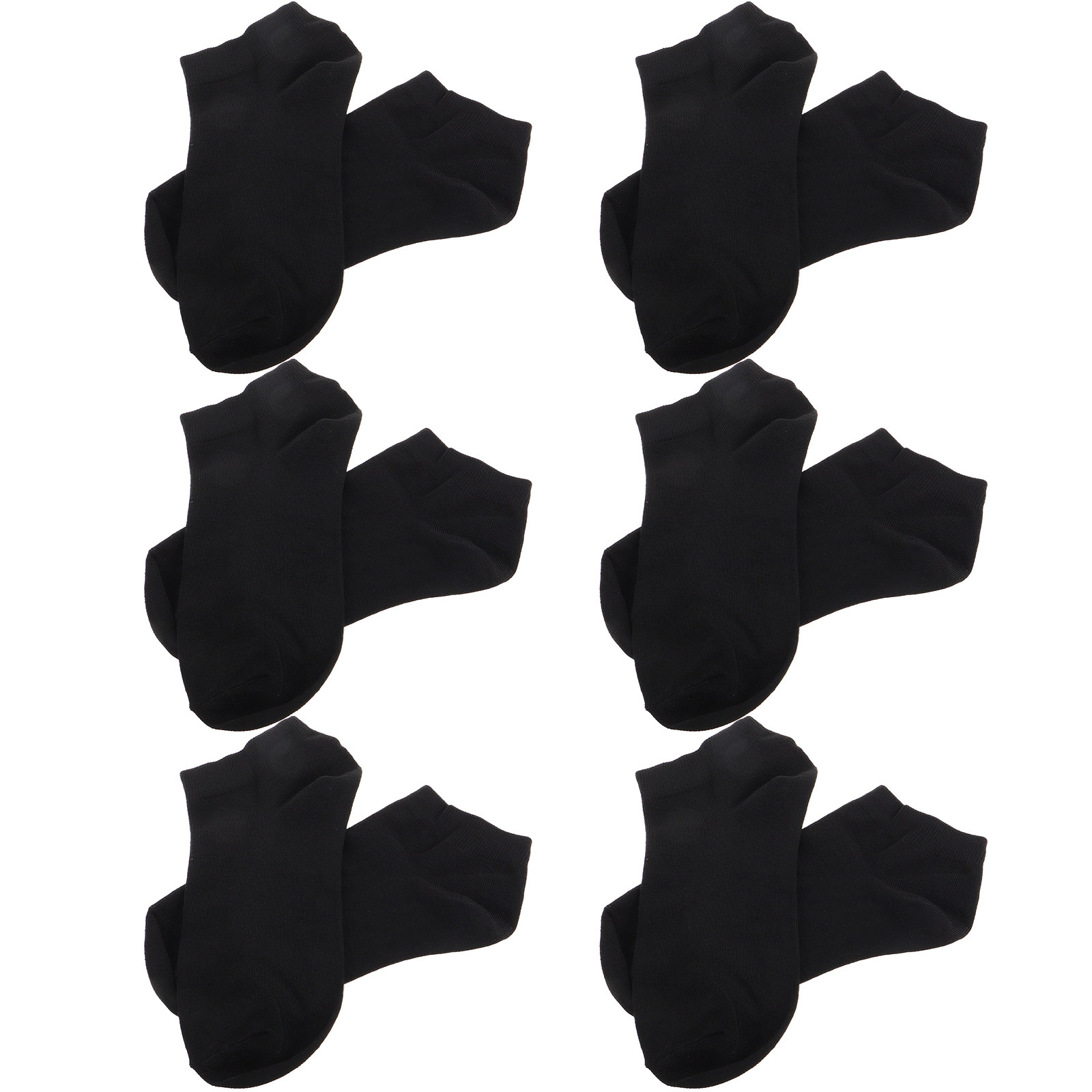 Invisibility Sock Loafer - 6 Paar Damen-Bootsocken, unsichtbares No-Show-Design, weiche