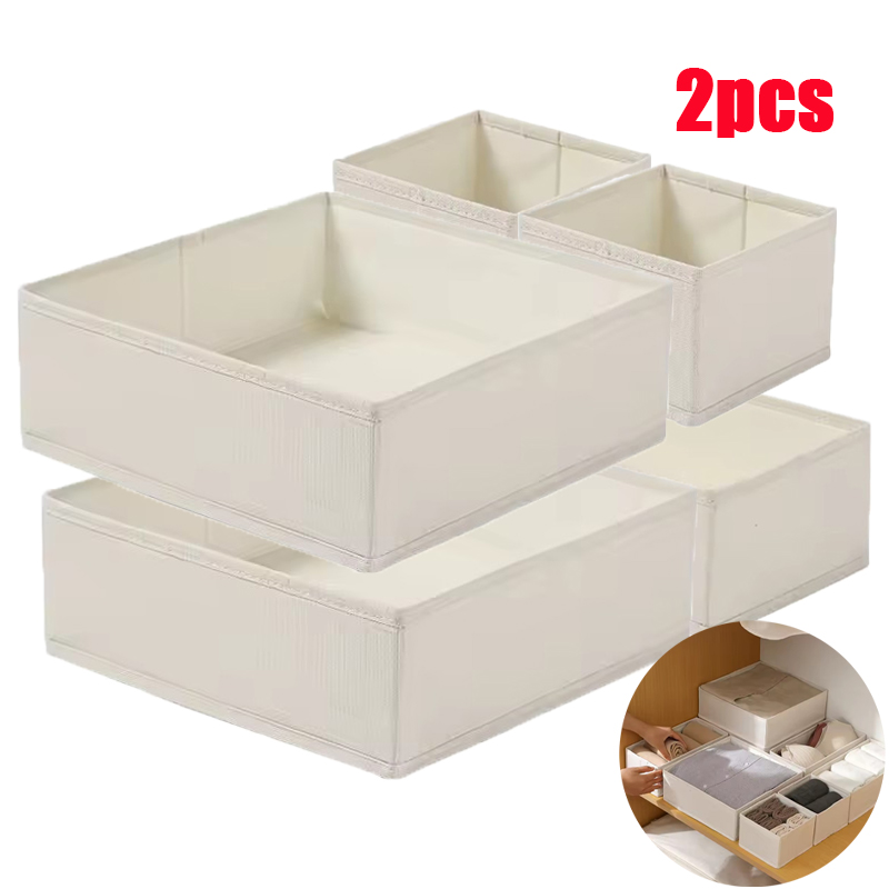 Sock Organizer Tray - 1/2 Stück Unterwäsche-BH-Organizer, Aufbewahrungsbox – Kleiderschrank,