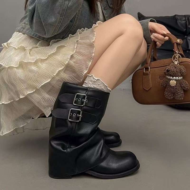 Schwarze Damenstiefel mit Dopp – Boot Sock Slouchy Bewertung und Preis