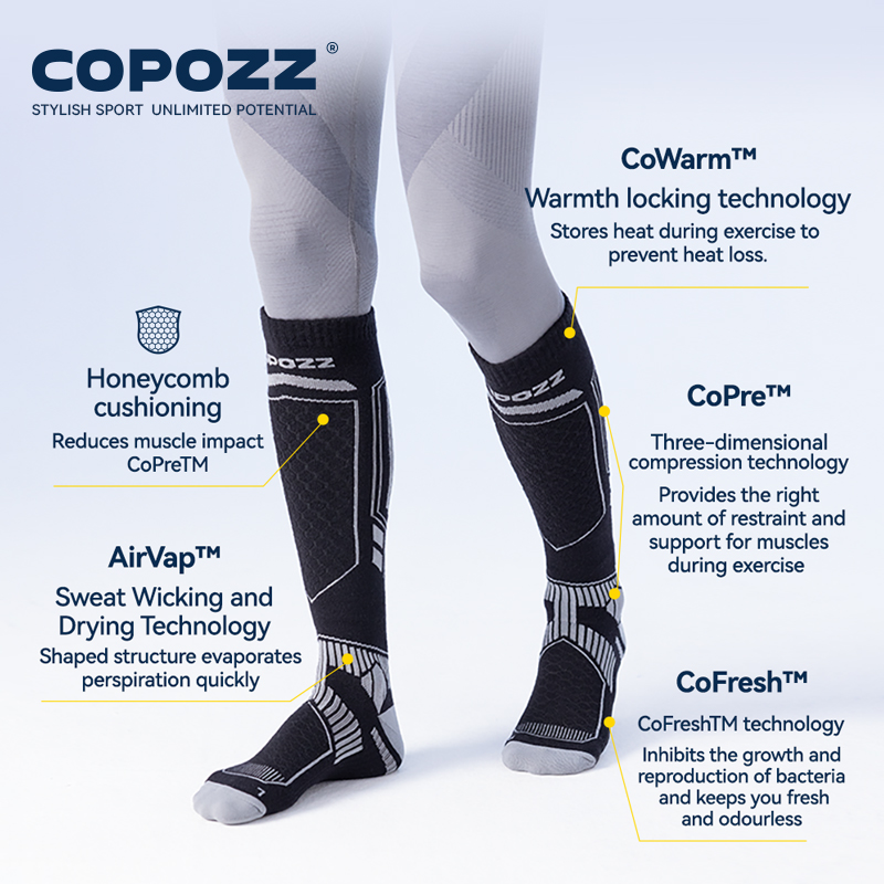 COPOZZ Neue Winter Ski Socken  – Thermal Sock Winter Bewertung und Preis