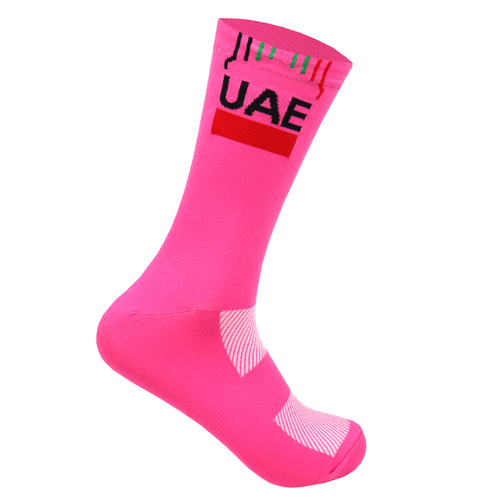 2027 Weiße UAE Radsportsocken  – Grip Sock Yoga Bewertung und Preis
